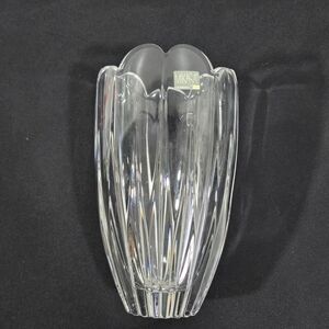 Vintage rare beautiful Mikasa Icicles Crystal Vase. Made in Germany 9" Excellent